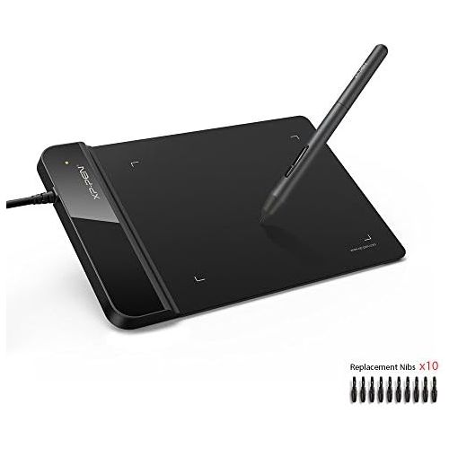  [아마존베스트]XP-PEN G430S 4X 3 Inch Graphics Tablet OSU! Play Pen Tablet Pen Tray 8192 Pressure Sensitivity Levels for Remote Learning Home Office Women and Men (G430S, Black)