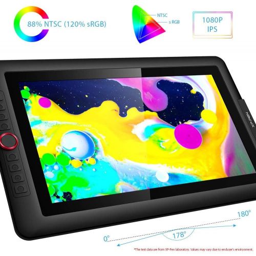  [아마존베스트]XP-PEN Artist 15.6 Pro Graphics Monitor 15.6 Inch HD IPS Pen Display P05R Pen with Tilt Function Graphics Tablet with 8 Quick Keys and 1 Red Dial (Artist 15.6 Pro)