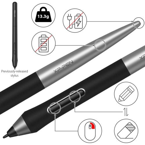  [아마존베스트]XP-PEN Deco Pro Professional Graphics Tablet with 8192 Level Pen Print Battery, 8 Shortcut Keys Support Windows & Mac, s