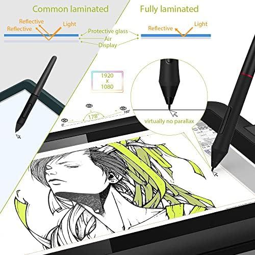  [아마존베스트]XP-PEN Artist 12 Pro Graphic Tablet with 11.6 Inch Laminated Display, 8 Button+ 1 Dial Battery-Free Pen with 8192 Pressure Levels Drawing Tablet for PC