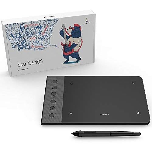  [아마존베스트]XP-Pen G640S Graphic Tablet 8192 Pen Pressure with 6 Shortcut Keys & for Signature OSU!