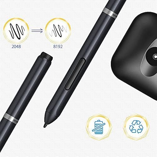  [아마존베스트]XP-PEN Deco 01 Graphic Tablet 10 x 6.25 Inch Work Surface Pen Tablet 266 RPS 8192 Pressure Sensitivity 8 Express Buttons with Graphic Glove Tips for Women and Men