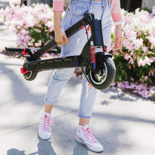  [아마존핫딜][아마존 핫딜] XPRIT 8 Electric Scooter with Shock Absorbers, Up to 13 Miles Range, Commuting Scooter (Black)