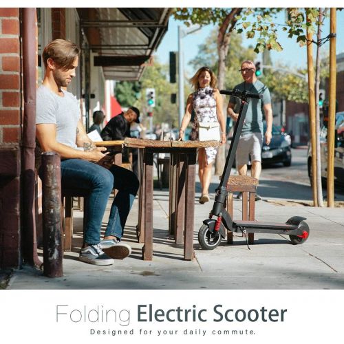  [아마존핫딜][아마존 핫딜] XPRIT 8 Electric Scooter with Shock Absorbers, Up to 13 Miles Range, Commuting Scooter (Black)