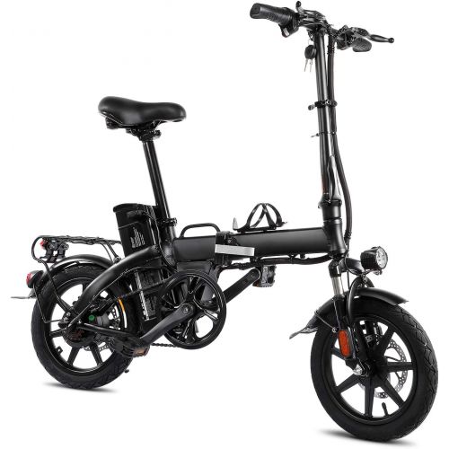  XPRIT Folding Electric Bike, Light Weight, LCD Display, Full Throttle/Pedal Assist
