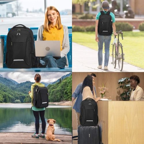  [아마존베스트]XQXA Backpack for Men,Travel Laptop Backpack with USB Charging/Headphone Port,Durable Water Resistant College School Backpack Laptop Bag for Women Fits 15.6 Inch Computer and Notebook,B