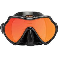 Seadive by XS Scuba Ray Blocker Eagleye SLX HD Mask - Black, With Purge