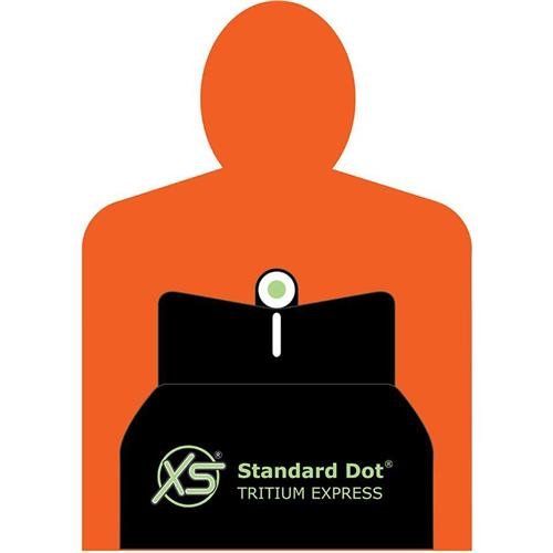  XS Sights Standard Dot Tritium Express Set for Smith & Wesson 586686625629329 Revolvers, Includes Tritium FrontWhite Stripe Rear Sights