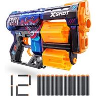 XShot X-Shot Skins Dread Poppy Playtime - Jumpscare (12 Darts) by ZURU, Frustration Free Packaging, Easy Reload, Air Pocket Dart Technology, Toy Foam Dart Blaster for Kids, Teens, Adults
