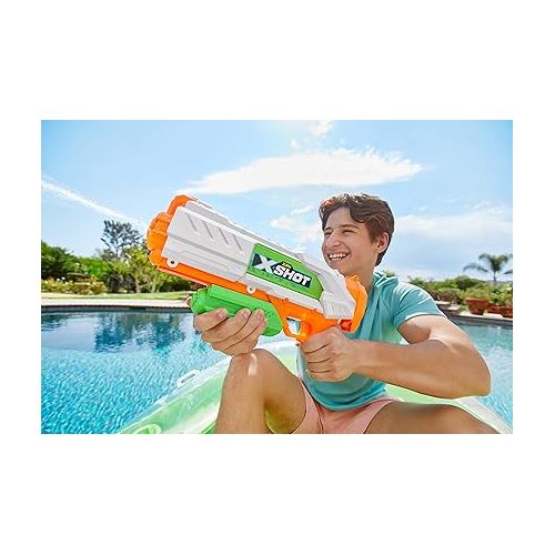  X-Shot Fast-Fill Epic Water Blaster by ZURU, Watergun for Summer, XShot Water Toys, Squirt Gun Soaker (Fills with Water in just 1 Second!) Big Water Toy for Children, Boys, Teen, Men (Large)