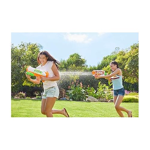  X-Shot Fast-Fill Medium Water Blaster by ZURU, Watergun for Summer, XShot Water Toys, Squirt Gun Soaker (Fills with Water in just 1 Second!) Big Water Toy for Children, Boys, Teen, Men (Medium)