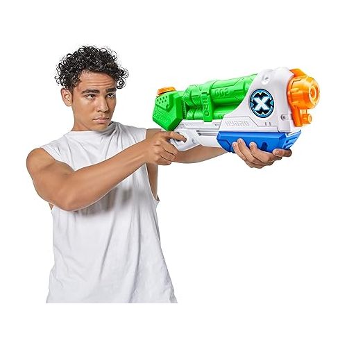  X-Shot Water Warefare Typhoon Water Blaster (3 Pack) by ZURU, Watergun for Summer, XShot Water Toys, Squirt Gun Soaker, Pump Action Water Toy for Children, Boys, Teen, Men (3 Blasters)