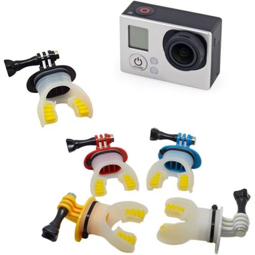  XShot ULKEME Teeth Braces Holder Surfing Underwater Camera Mouth Mount for GoPro Hero 6/5/4/3