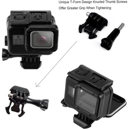  XShot Outtek 6 Dome Port Lens for Gopro Hero 5, Shoot Waterproof Diving Housing with Transparent Lens Cover + Handheld Floating Bar for Underwater Photography ? Black