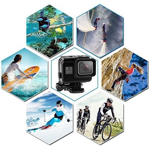  XShot Outtek 6 Dome Port Lens for Gopro Hero 5, Shoot Waterproof Diving Housing with Transparent Lens Cover + Handheld Floating Bar for Underwater Photography ? Black