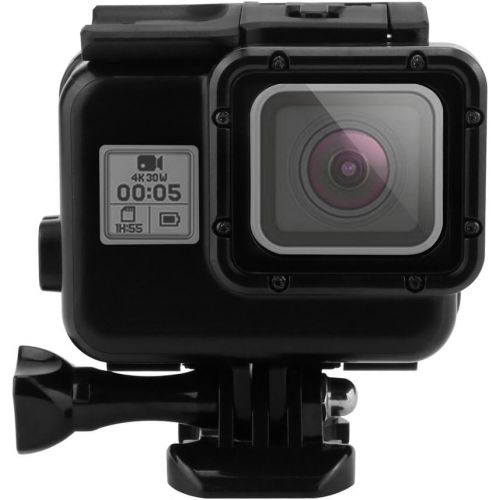  XShot Outtek 6 Dome Port Lens for Gopro Hero 5, Shoot Waterproof Diving Housing with Transparent Lens Cover + Handheld Floating Bar for Underwater Photography ? Black