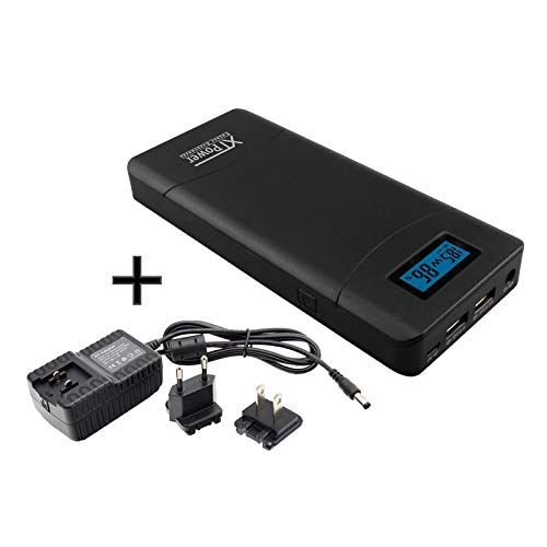  XTPower XT-20000QC2-AO-PA2 Power Bank with no Automatic Shut Off 5V USB 12V - 24V DC Battery with 20400mAh -for Tablets, laptops, Smart Phones, Video Cameras and More