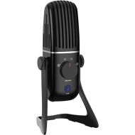 XTUGA X-4 USB Cardioid Condenser Microphone with Table Stand, USB PC Mic Built-in Headphone Jack Volume Control Mute Button Vocal