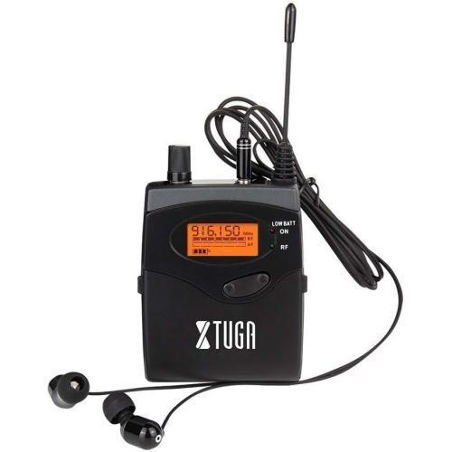  [아마존베스트]XTUGA RW2080 Whole Metal Wireless in Ear Monitor System 2 Channel 2/4/6/8 Bodypacks Monitoring with in Earphone Wireless Type Used for Stage or Studio Frequency902-928mhz (2 bodypa