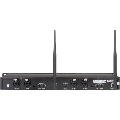  [아마존베스트]XTUGA RW2080 Whole Metal wireless In Ear Monitor System 2 Channel 2 Bodypack Monitoring with in earphone wireless monitor Type Used for stage or studio