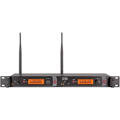  [아마존베스트]XTUGA RW2080 Rocket Audio Whole Metal Wireless in Ear Monitor System 2 Channel 4 Bodypacks Monitoring with in Earphone Wireless Type Used for Stage or Studio (Frequency 902-928mhz)