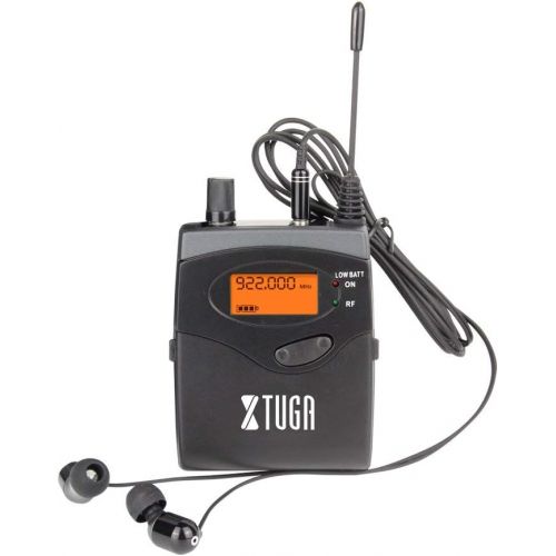  [아마존베스트]XTUGA RW2080 Rocket Audio Whole Metal Wireless in Ear Monitor System 2 Channel 4 Bodypacks Monitoring with in Earphone Wireless Type Used for Stage or Studio (Frequency 902-928mhz)