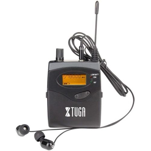  [아마존베스트]XTUGA RW2080 Rocket Audio Whole Metal Wireless in Ear Monitor System 2 Channel 4 Bodypack Monitoring with in Earphone Wireless Type Used for Stage or Studio