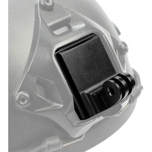  XT-XINTE Aluminum Fixed Mount for NVG Helmet Compatible with Sport Camera All GoPro Cameras