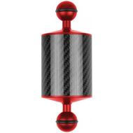 XT-XINTE D60mm Carbon Fiber Float Buoyancy Aquatic Arm 1 inch Dual Ball Head Floating Arm for Underwater Diving Tray/Smartphone Compatible with Gopro/yi/OSMO Action Sports DSLR Cam