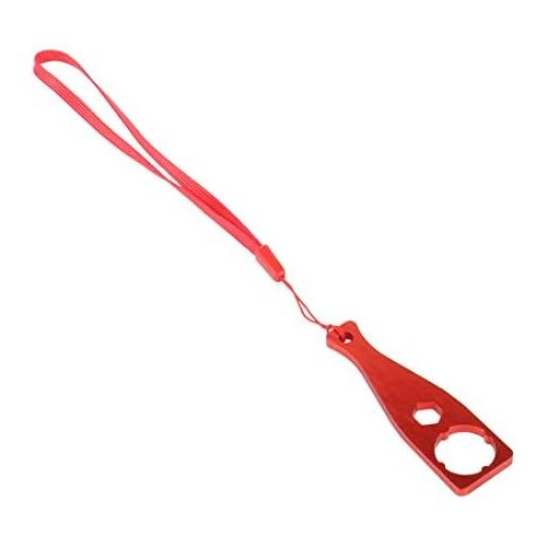  XT-XINTE Multi-funtional Screw Spanner Compatible for GoPro Hero 8 7 6 5 4 3 3+ 2 1 /SJCAM Action Camera Tighten Knob Bolt Nut Screw Wrench Tool (Red)