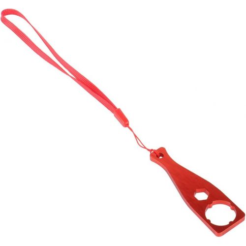  XT-XINTE Multi-funtional Screw Spanner Compatible for GoPro Hero 8 7 6 5 4 3 3+ 2 1 /SJCAM Action Camera Tighten Knob Bolt Nut Screw Wrench Tool (Red)