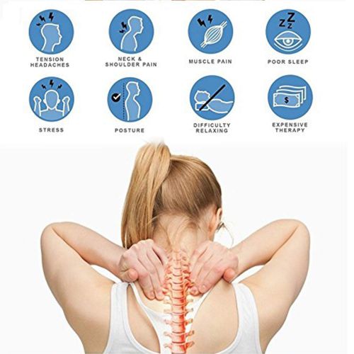  XUAN TAI Portable Neck Massager, DIY Physiotherapy Pulse Cervical Shoulder Massager with Heat-Pressure Point...