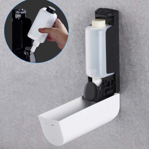  XUANLAN soap dispenser Liquid Soap Dispenser Shower Gel Box Wall-Mounted Bathroom Shampoo Punching Soap Liquid Hand Sanitizer Bottle (Color : Gold, Size : 19.57.521cm)