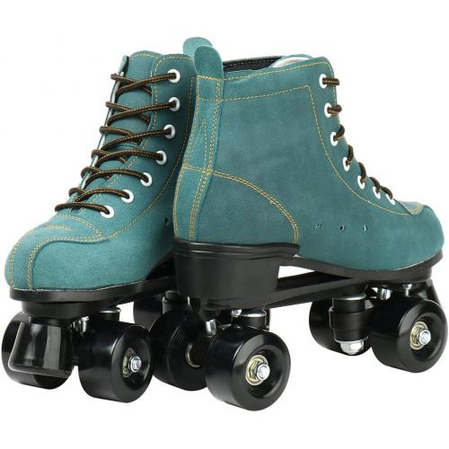  XUDREZ Roller Skates, High-top Roller Skates Four Wheels Double Row Roller Skates Adult and Youth, Indoor and Outdoor