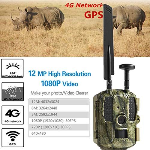  XUEME Wildlife Trail Camera 12MP 1080P Infrared Night Vision Activated Wild Hunting Game Cam 120° Detection Range Speed IP66 Waterproof for Home Security Surveillance