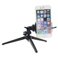 XUEME Travel Tripod Aluminum Desktop Stand Mobile Phone Selfie Frame Flexible Tripod Suitable for Digital Cameras and Smartphones