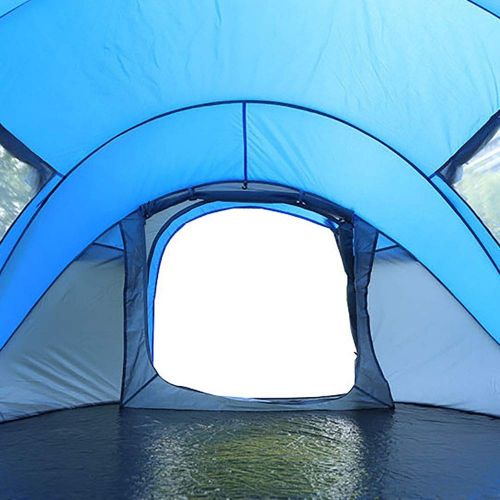  XUROM-Sports Camping Tent Family Beach Tent Hiking Fishing | Lightweight Portable Breathable and Windproof | Collapsible for Outdoor, Hiking, Climbing, Travel (Color : Blue, Size :