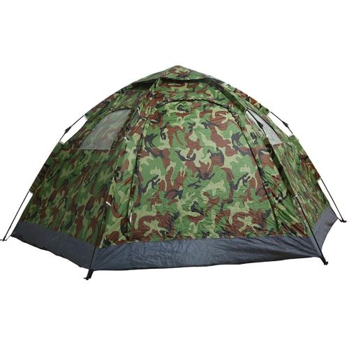  XUROM-Sports Camping Tent Waterproof Voyager Outdoor Tunnel Tent Available in 4 Person Tent Full Standing Head Height for Outdoor, Hiking, Climbing, Travel (Color : Multi-Colored,