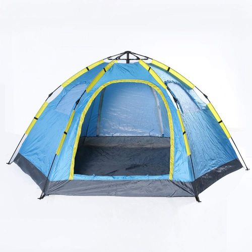  XUROM-Sports Camping Tent Camping Tent Automatic Instant Pop Up Camping Shelter Beach Tent Large Size for 5-8 Person Family for Outdoor, Hiking, Climbing, Travel (Color : Blue)