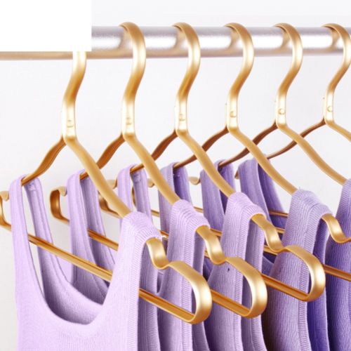 XWUHAN Alloy Hanger Thick Wet Clothes Rack Home Triangle Clothes Rack-A