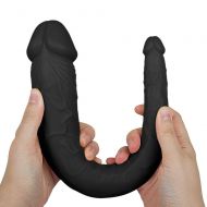 XXJ-Massagers 14.17 Inch Realistic Double Ended Silicone-Massager for Beginners Advanced Users