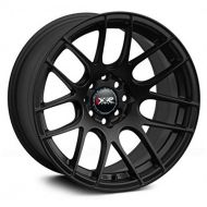 XXR Wheels 530 Black Wheel with Painted Finish (18 x 7.5 inches /5 x 100 mm, 38 mm Offset)