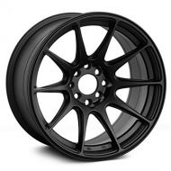 XXR Wheels 527 Black Wheel with Painted Finish (17 x 8.25 inches /5 x 100 mm, 25 mm Offset)