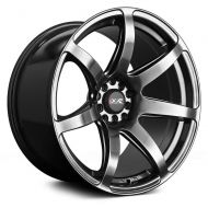 XXR Wheels 560 Chromium Black Wheel with Painted Finish (18 x 8.5 inches /5 x 100 mm, 35 mm Offset)