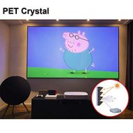 XY 120 inch 16:9, PET Crystal, Thin Bezel Ambient Light Rejecting Fixed Frame Projector Screen, Ceiling Light Rejecting Projection Material for Ultra Short Throw Projectors (120-inch/