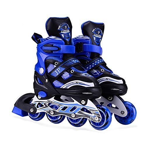  XYUJIE Inline Rollschuhe Kinder ABEC-7 Carbon Steel Schuhgroesse Einstellbar