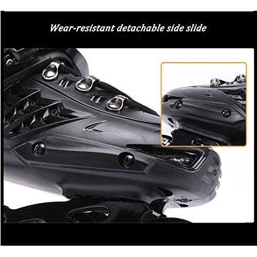  XYUJIE Rollschuhe All Flashing Wheel Erwachsene Inline Rollschuhe Rollschuhe Eiskunstlaufschuhe Fancy Club College Studenten