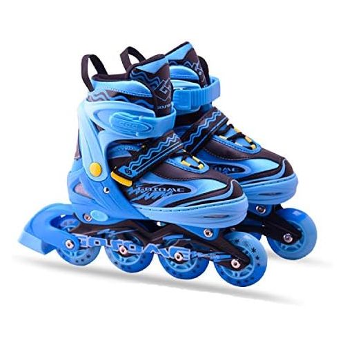  XYUJIE Rollschuhe Fuer Kinder Anfanger Inline Skates Fuer Manner Und Frauen