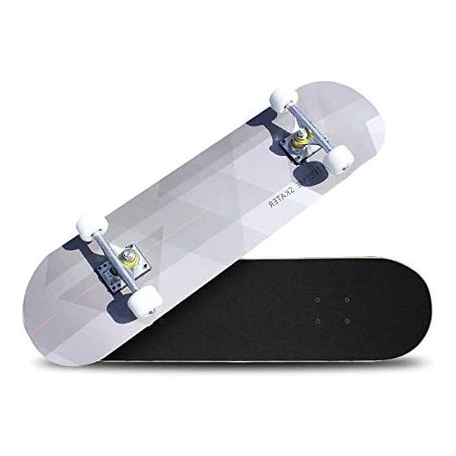  XYUJIE Skateboard Maple Double Springs Vier Rader Erwachsene Kinder Universal Strassenbuerste Street Professional Vitality Board