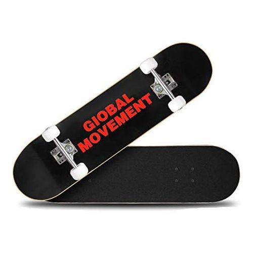  XYUJIE Skateboard Maple Double Springs Vier Rader Erwachsene Kinder Universal Strassenbuerste Street Professional Vitality Board